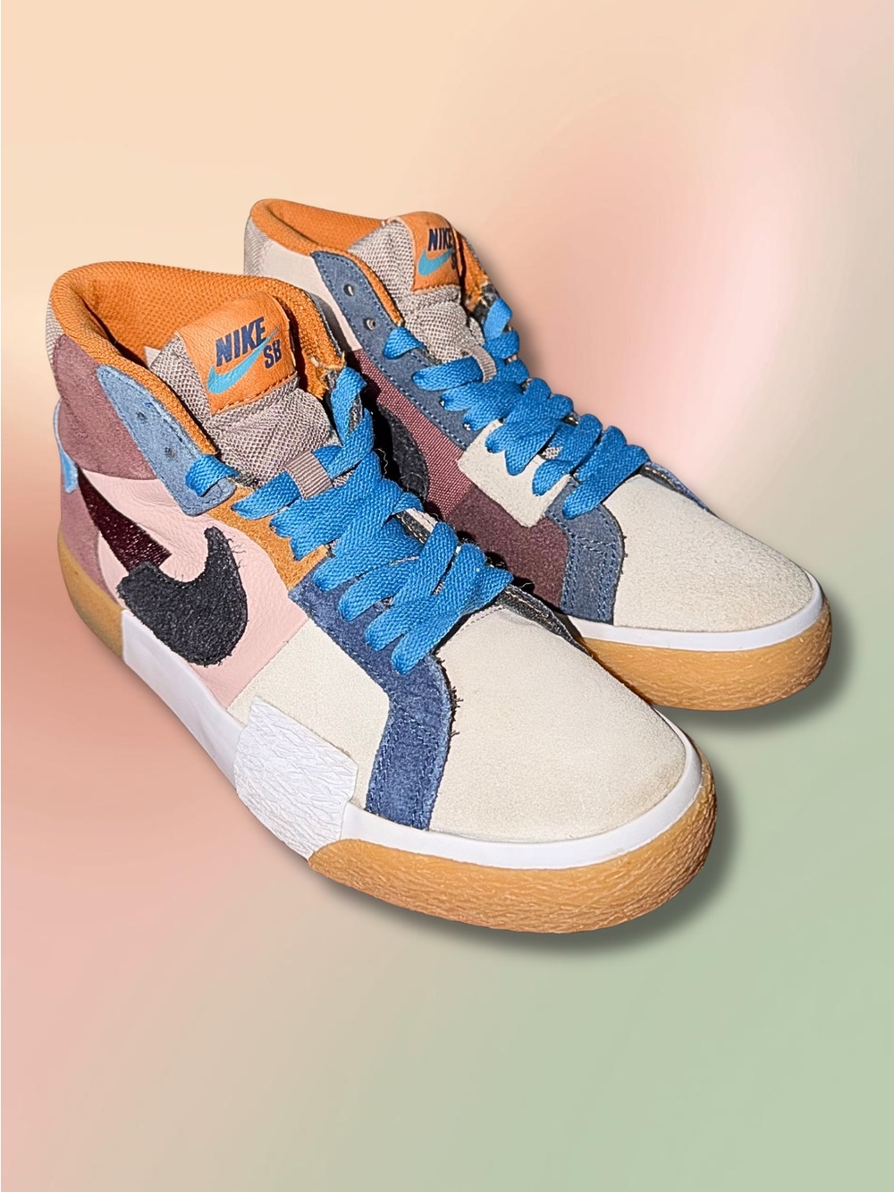 Nike SB Blazer Mid Premium Patchwork Women’s 5.5 Multi DA8854-600